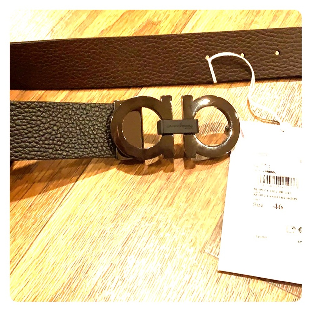 Men's Ferragamo Reversible Belt